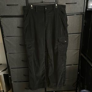 Black corduroy pants
